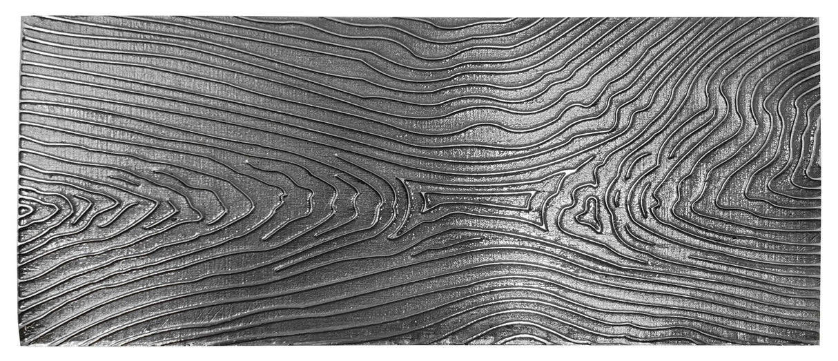 Texture Plate Pattern Plate for Press or Rolling Mill Style 28 Waves Grain Lines by PMC Supplies