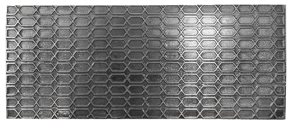 Texture Plate Pattern Plate for Press or Rolling Mill Style 32 Hex Chain by PMC Supplies