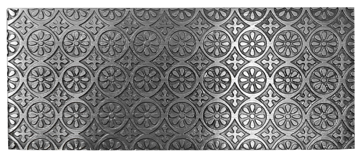 Texture Plate Pattern Plate for Press or Rolling Mill Style 33 Abstract Floral by PMC Supplies