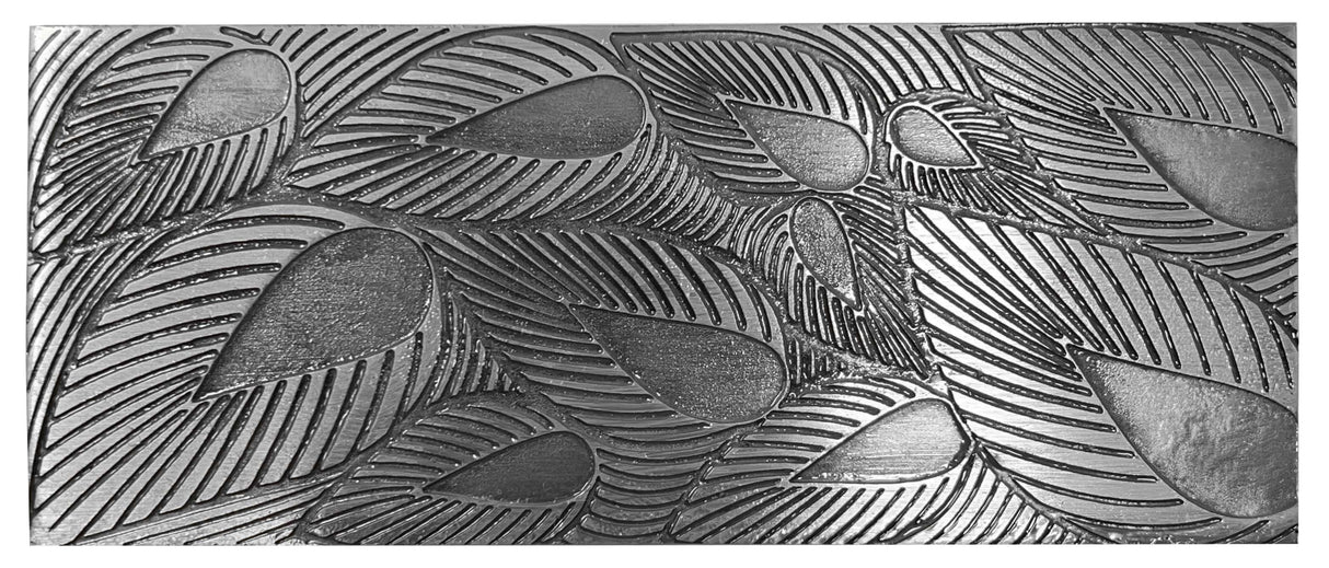 Texture Plate Pattern Plate with 37-leaf design for press or rolling mill embossing on metals