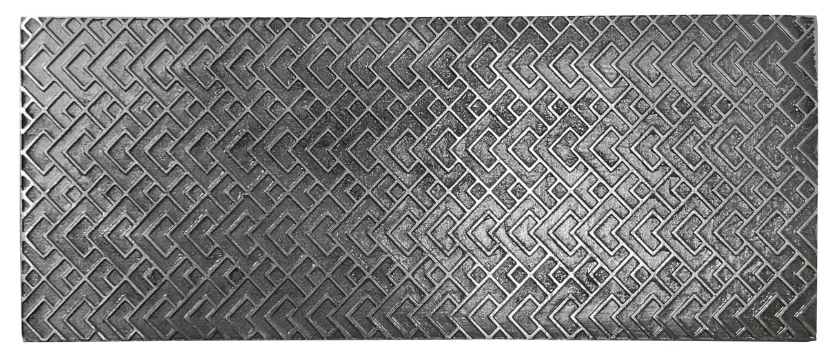 Texture Plate Pattern Plate for Press or Rolling Mill Style 40 Geometric Arrow by PMC Supplies