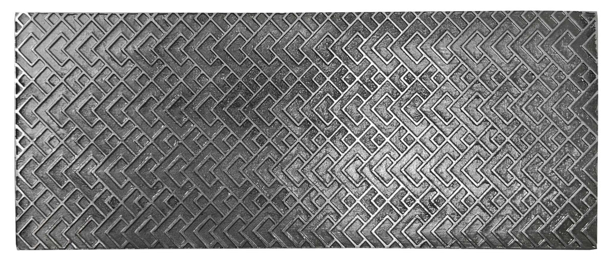 Texture Plate Pattern Plate with Geometric Arrow design for press or rolling mill imprinting