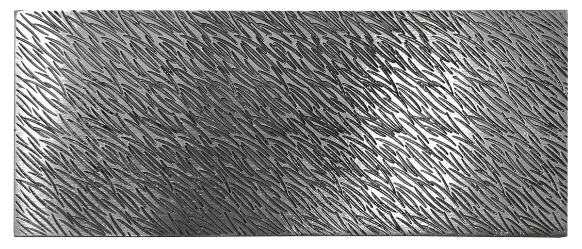 Texture plate pattern plate with 21 dash marks for metal press or rolling mill imprinting