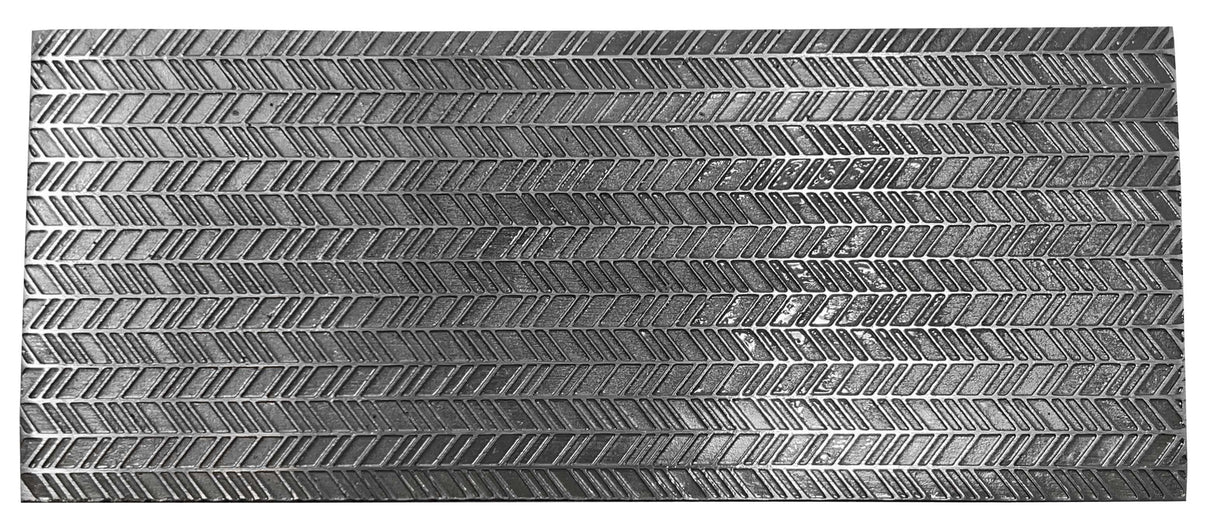 Texture Plate Pattern Plate for Press or Rolling Mill Style 23 Arrows by PMC Supplies