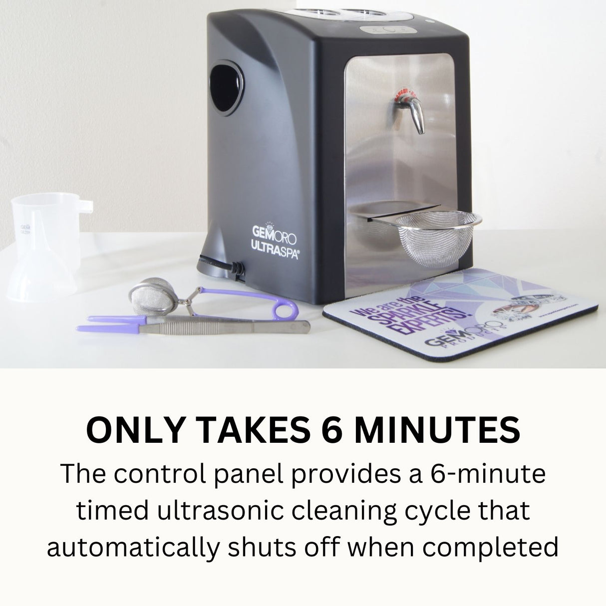 GEMORO UltraSpa Professional Jewelry Cleaning System
