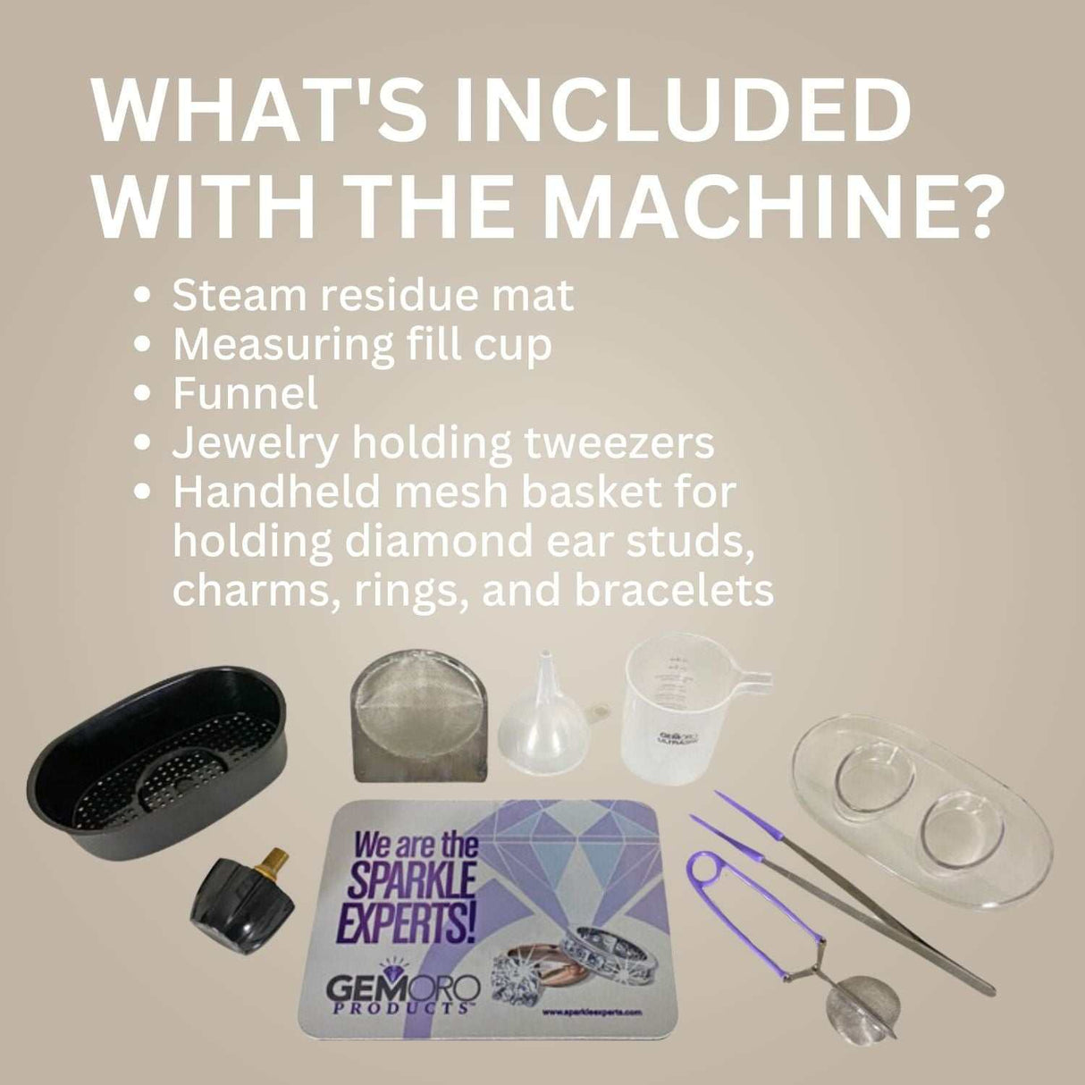 GEMORO UltraSpa Professional Jewelry Cleaning System