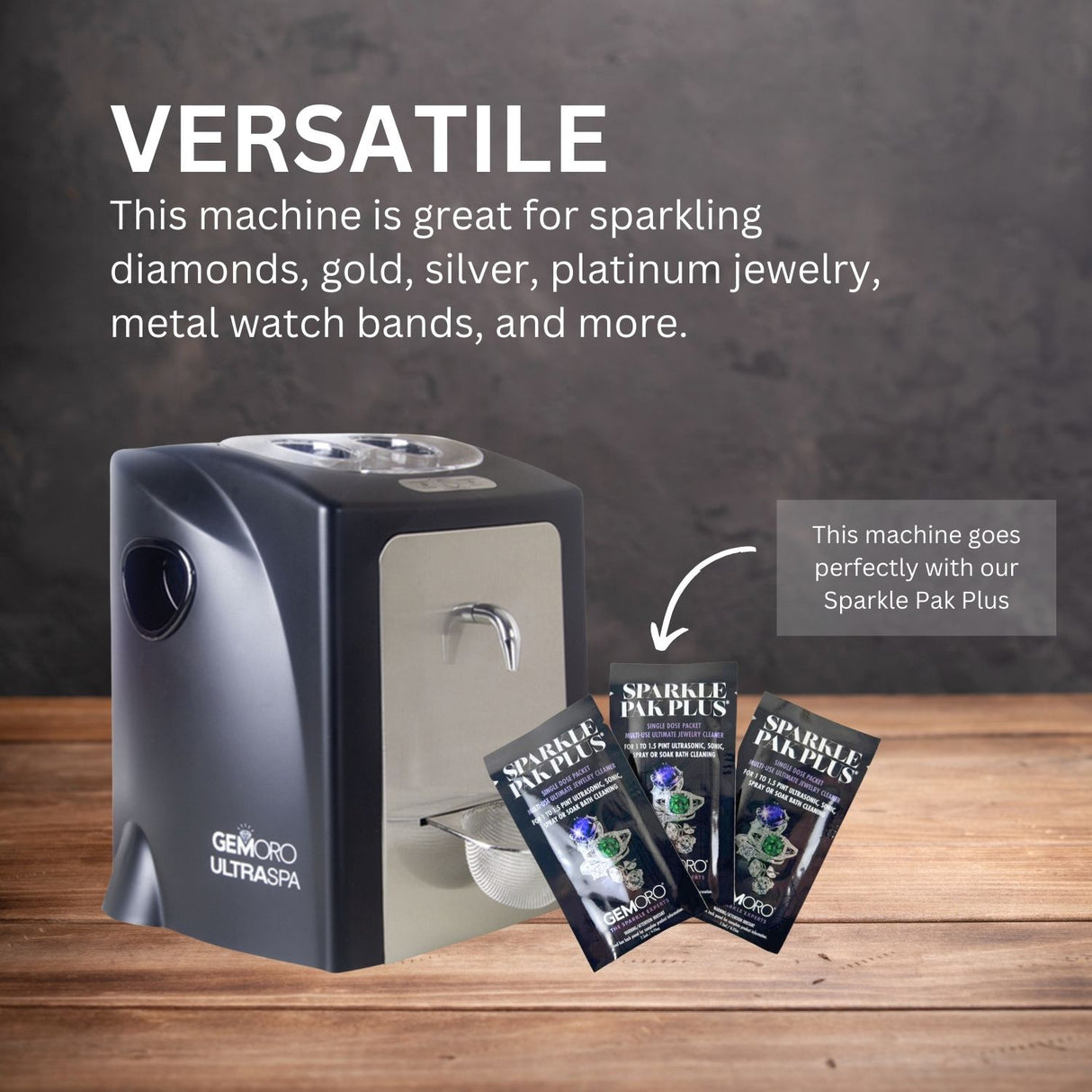 GEMORO UltraSpa Professional Jewelry Cleaning System