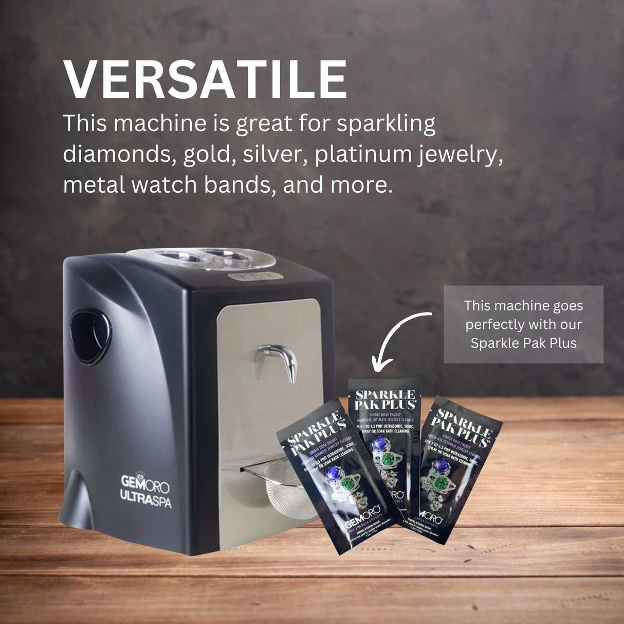 GEMORO UltraSpa Professional Jewelry Cleaning System