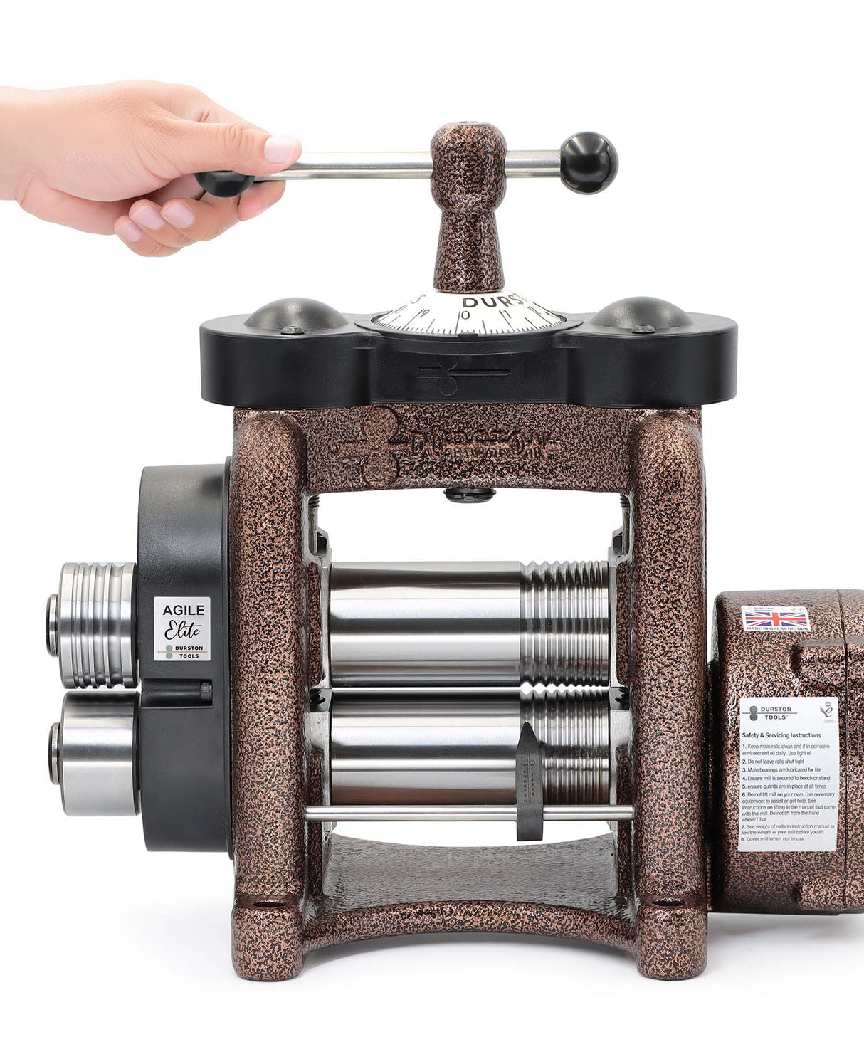 Durston 1017 Agile Elite C110mm Combo Rolling Mill with Reduction Gear