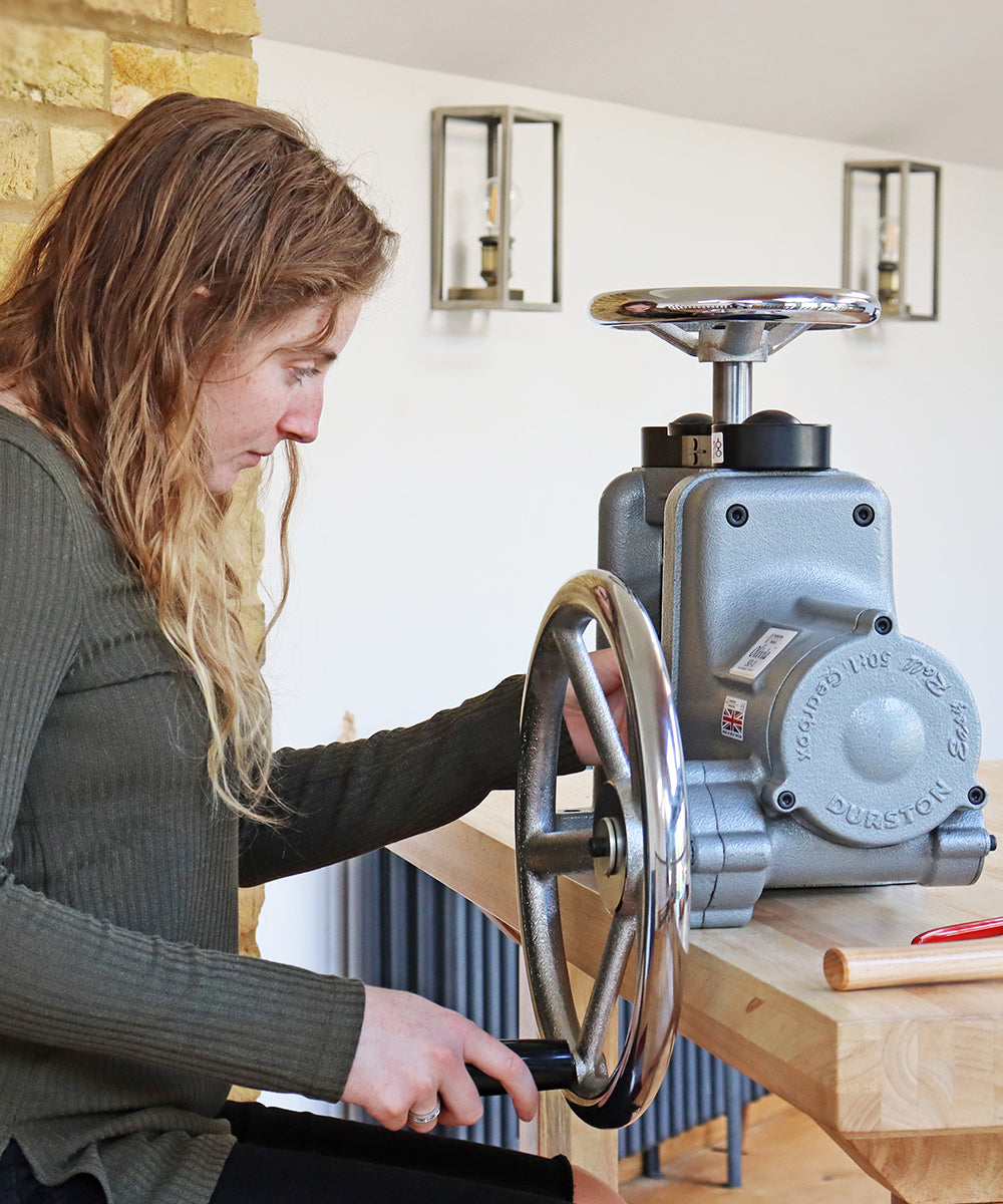 Durston 1036 Olivia F130 Flat Rolling Mill With 50-1 Reduction Gear