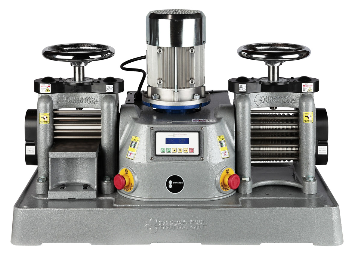 Durston DRM 130 220V Powered Double Sided Rolling Mill – PMC Supplies