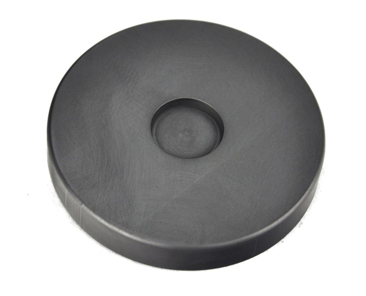 10 gram silver round coin graphite ingot mold with smooth cavity and tapered sides for easy silver casting