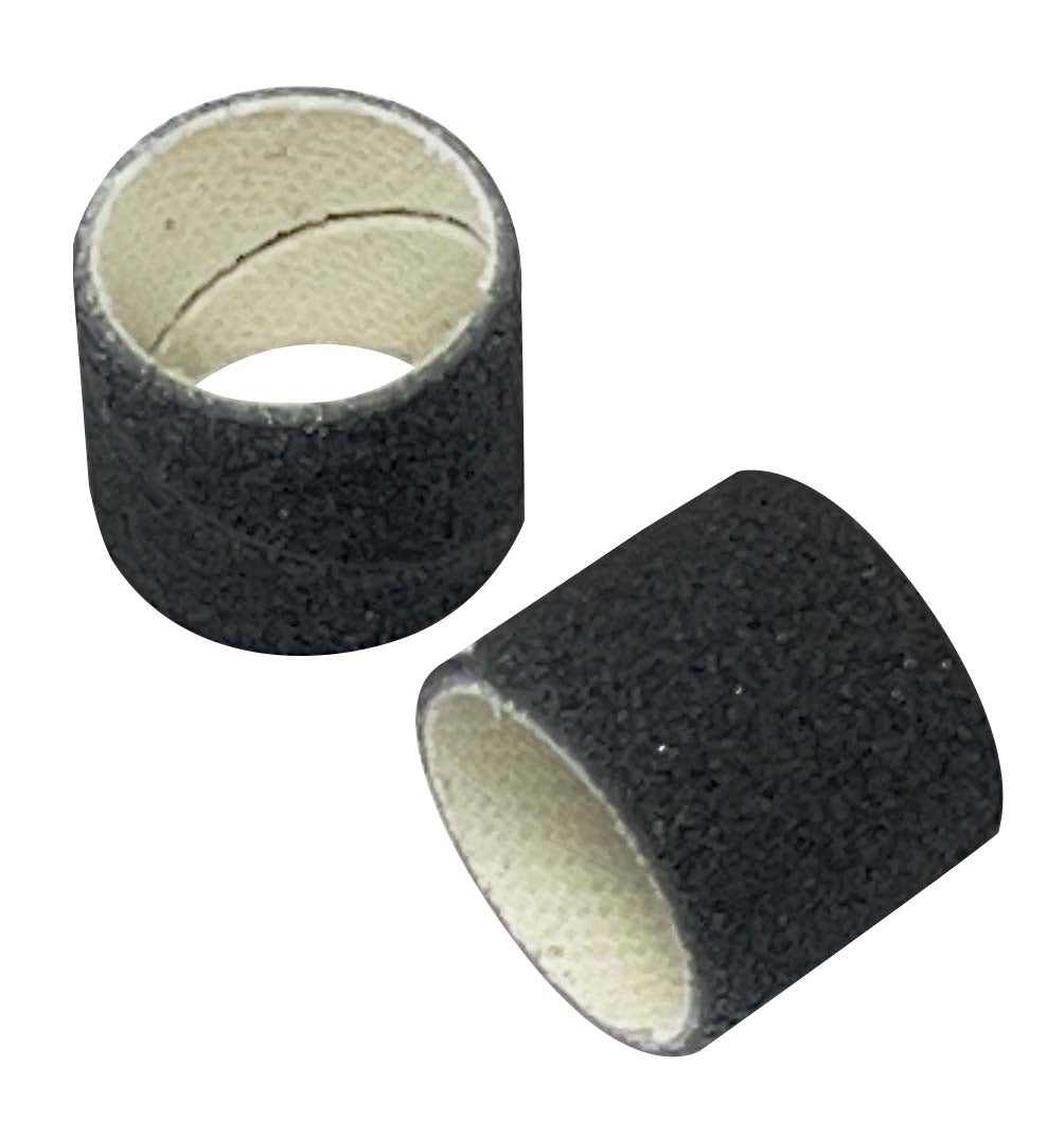 Box of 100 Fine 120 Grit Abrasive Bands, 1/2" Diameter by PMC Supplies