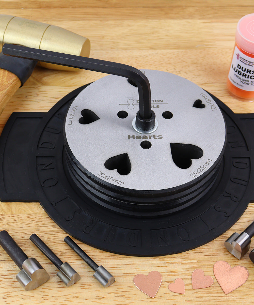 Durston 1219 Heart Disc Cutter Set of 5 Discs