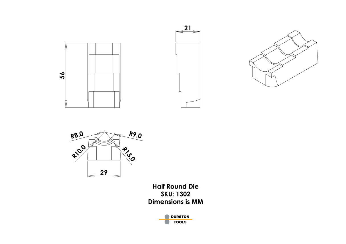 Durston Ring Stretcher Reducer Bender with Dies