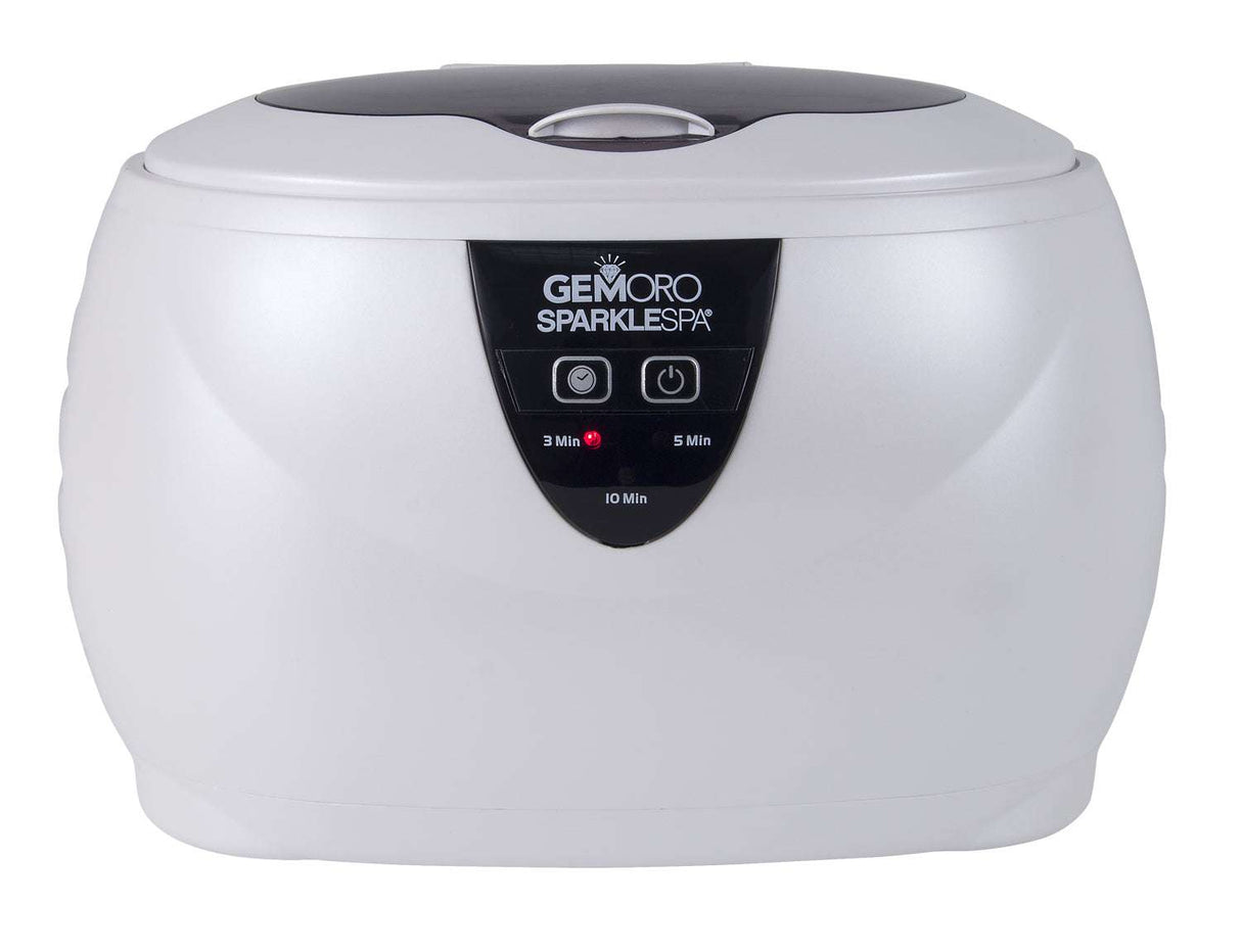 GEMORO Sparkle Spa Ultrasonic Jewelry Cleaner – White Pearl