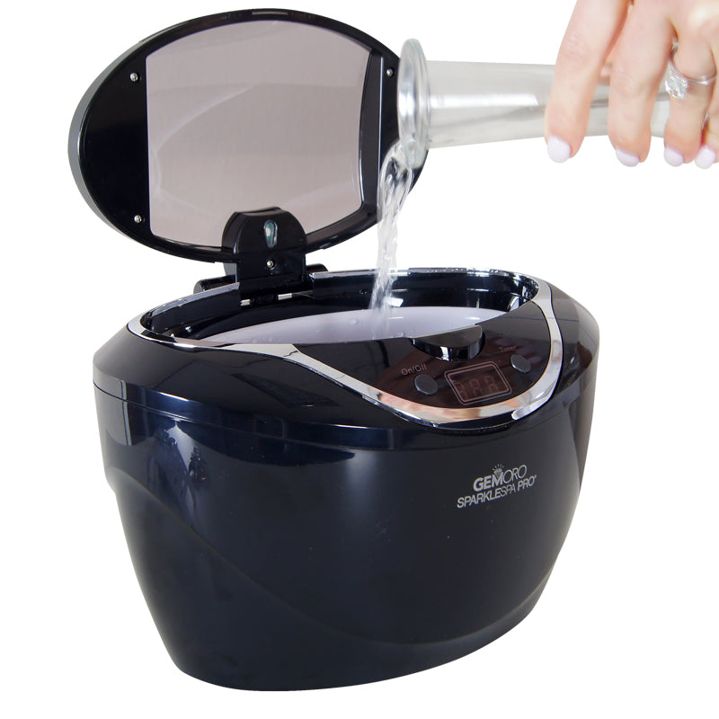 GEMORO SparkleSpa Pro Deluxe Personal Ultrasonic Jewelry Cleaner