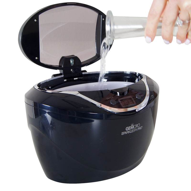 GEMORO SparkleSpa Pro Deluxe Personal Ultrasonic Jewelry Cleaner