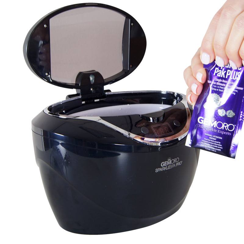 GEMORO SparkleSpa Pro Deluxe Personal Ultrasonic Jewelry Cleaner