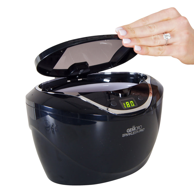 GEMORO SparkleSpa Pro Deluxe Personal Ultrasonic Jewelry Cleaner