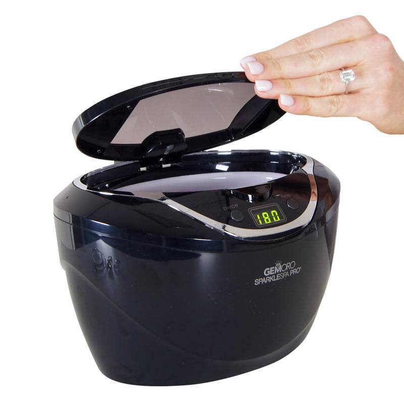 GEMORO SparkleSpa Pro Deluxe Personal Ultrasonic Jewelry Cleaner