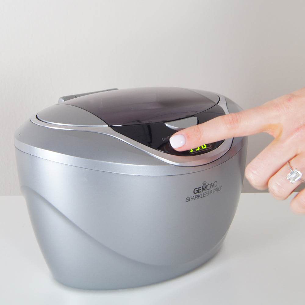 GEMORO SparkleSpa Pro Deluxe Personal Ultrasonic Jewelry Cleaner