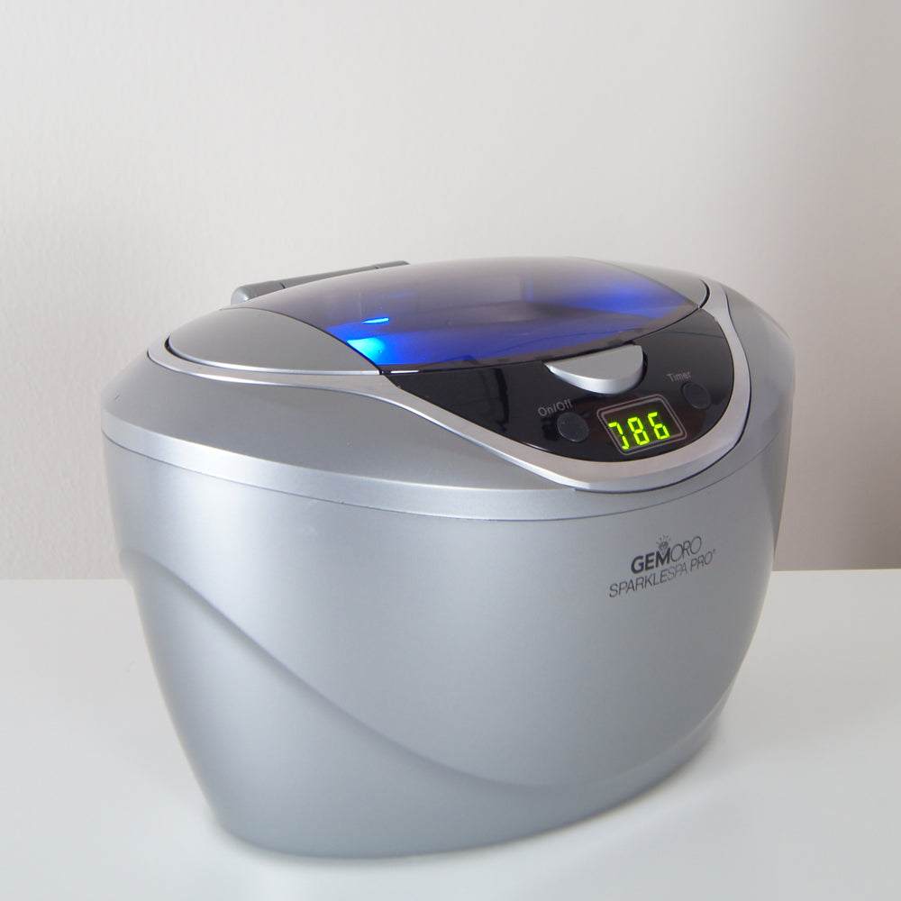 GEMORO SparkleSpa Pro Deluxe Personal Ultrasonic Jewelry Cleaner