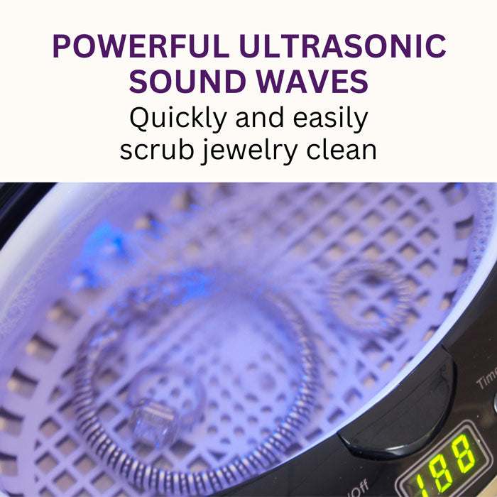 GEMORO SparkleSpa Pro Deluxe Personal Ultrasonic Jewelry Cleaner