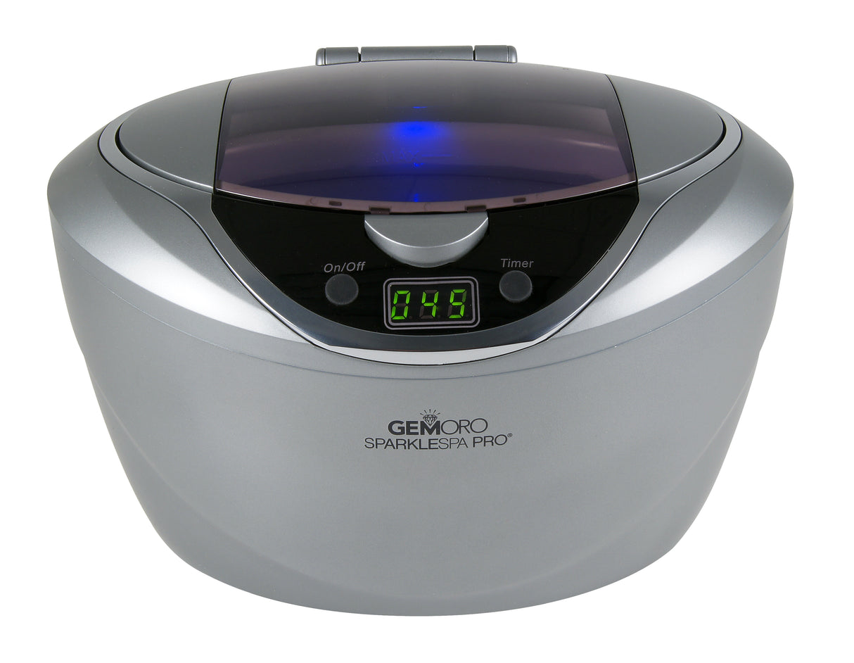 GEMORO SparkleSpa Pro Deluxe Personal Ultrasonic Jewelry Cleaner