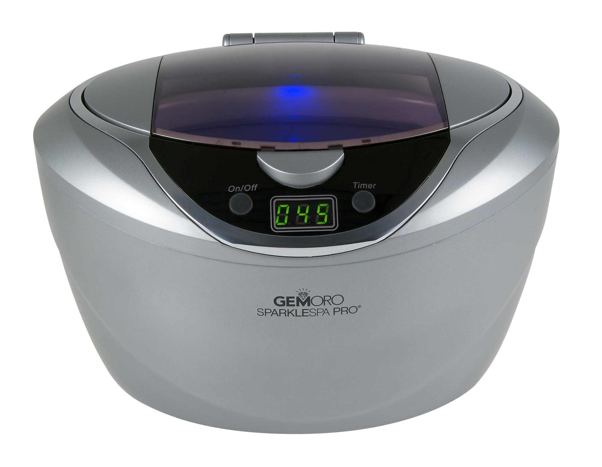 GEMORO SparkleSpa Pro Deluxe Personal Ultrasonic Jewelry Cleaner