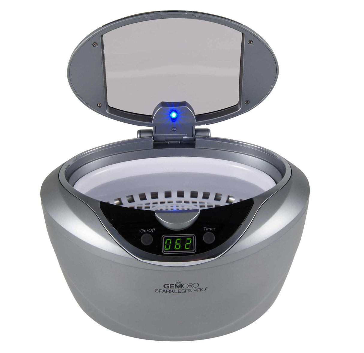 GEMORO SparkleSpa Pro Deluxe Personal Ultrasonic Jewelry Cleaner