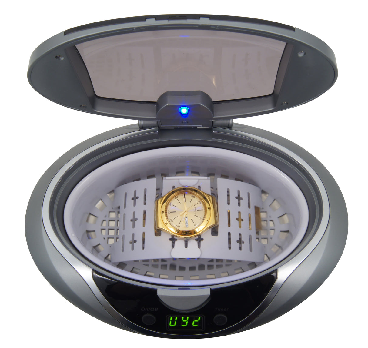 GEMORO SparkleSpa Pro Deluxe Personal Ultrasonic Jewelry Cleaner