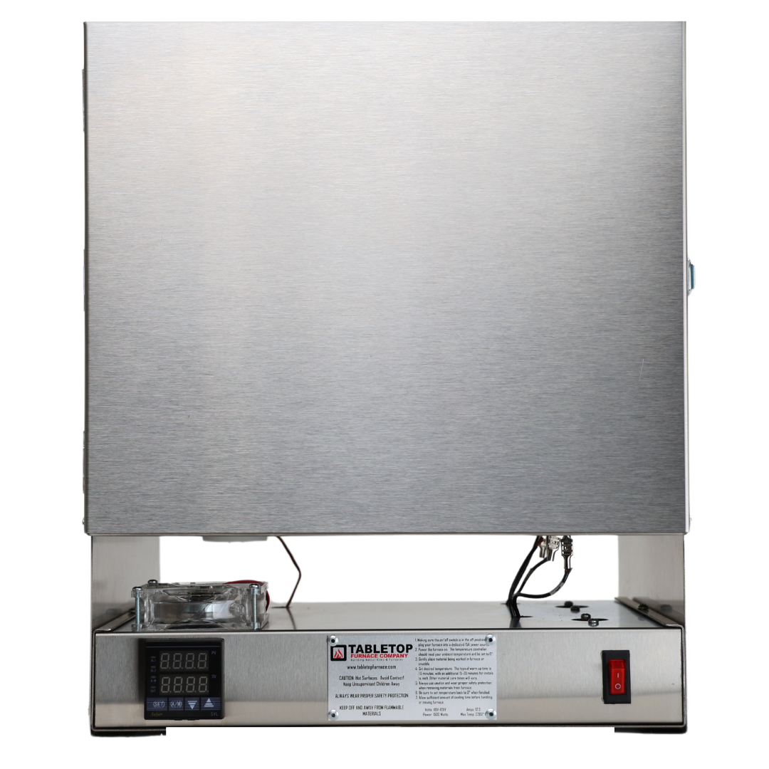 Electric burnout oven kiln with Wi-Fi enabled programmable controls