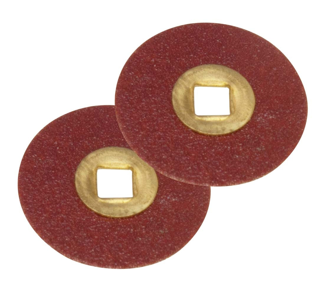 50-pack 5/8 inch fine sanding Adalox snap-on discs water resistant aluminum oxide