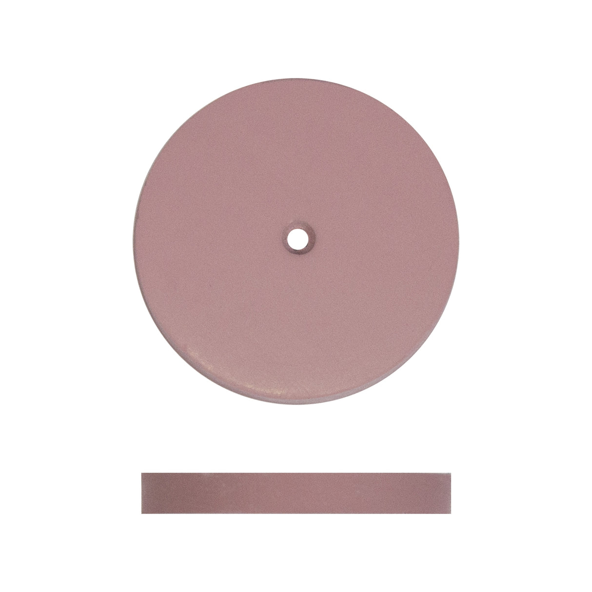 12/pk EVE Silicone Unmounted Wheels SQ/Edge 22 X 3 MM Pink X-Fine by PMC Supplies