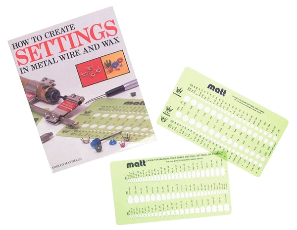 Matt Creative Settings Kit with Templates & Book by PMC Supplies