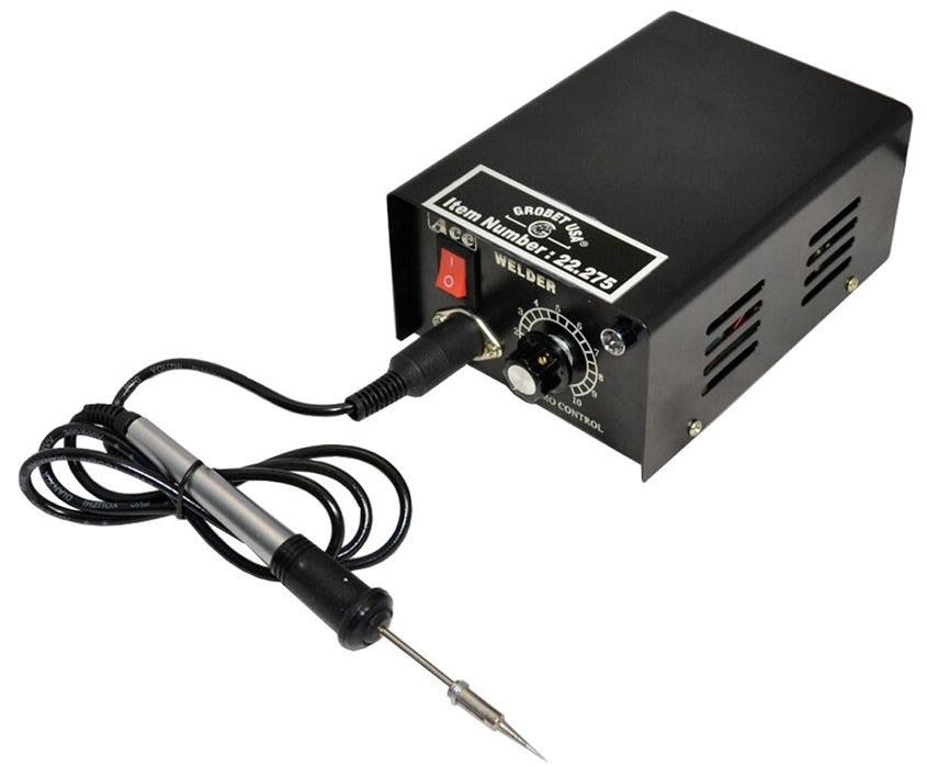 compact Economy Wax Welder 110V with temperature control and handheld soldering tip