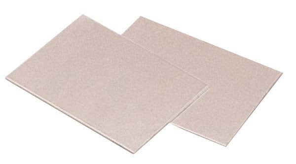 Set of 2 vulcanizing rubber mold frame plates 3.5x5.375 inches durable metal