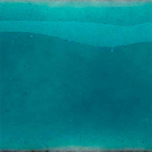 Thompson Lead-Free transparent enamel color 2420 sea green sample for jewelry and metalwork