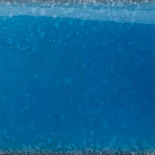 Thompson Lead-Free transparent enamel color in Aqua Blue, 2 oz for jewelry and metal clay projects