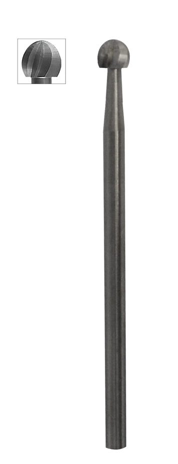 Pack of 6 HSS Ball Burs 035 - 3.5 MM by PMC Supplies