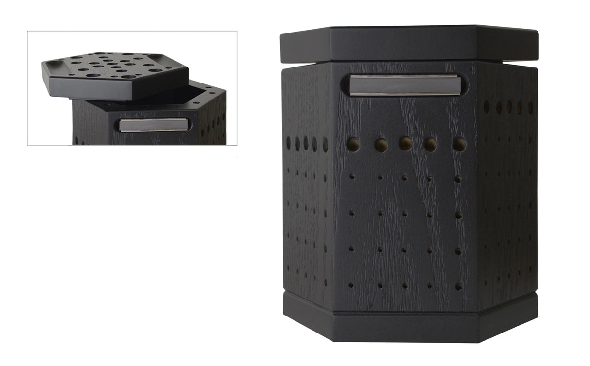 8" Rotating Hexagonal Magnetic Caddy Tool Box by PMC Supplies