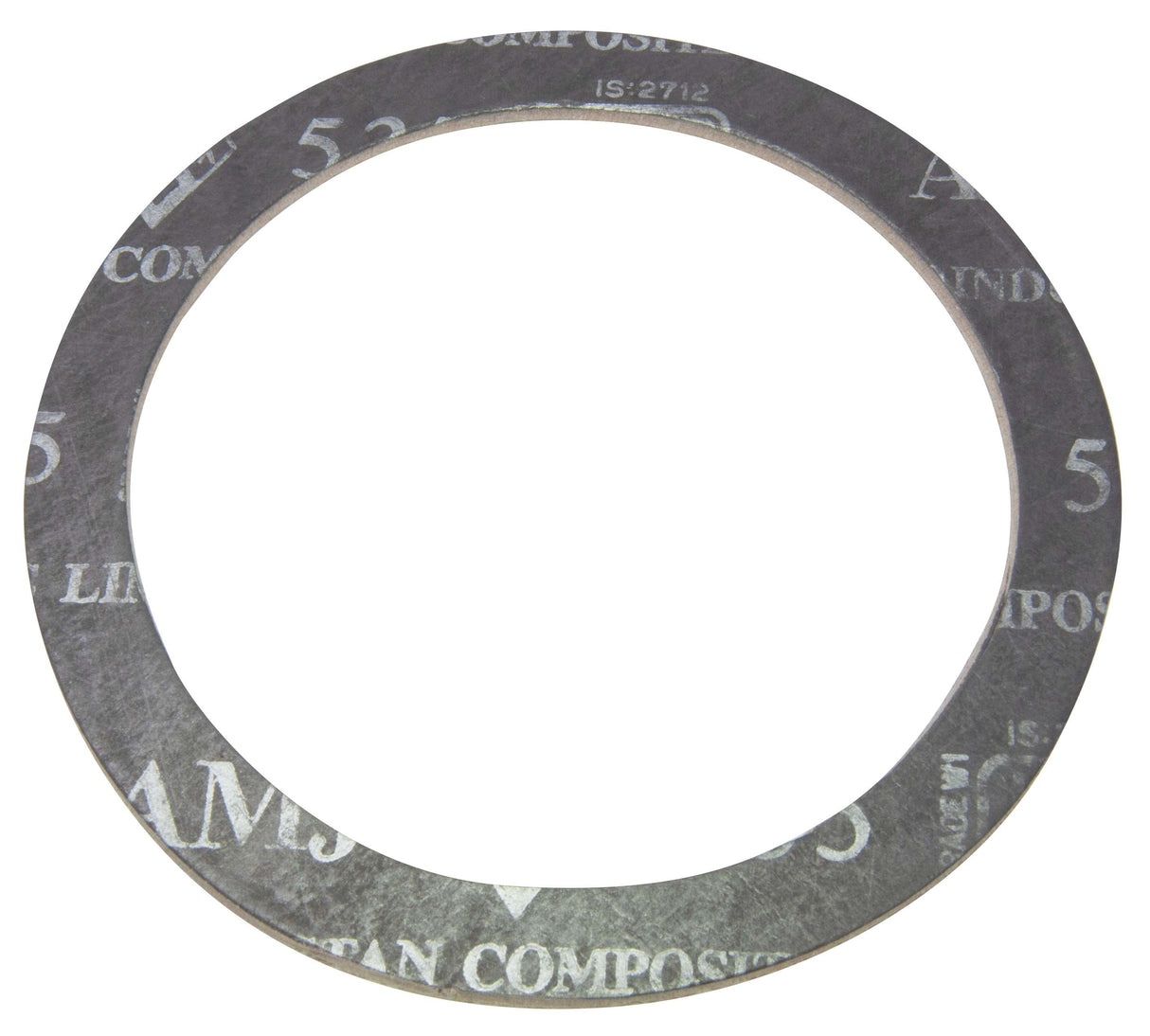 4-inch fiber gasket for vacuum casting with durable heat and chemical resistant material