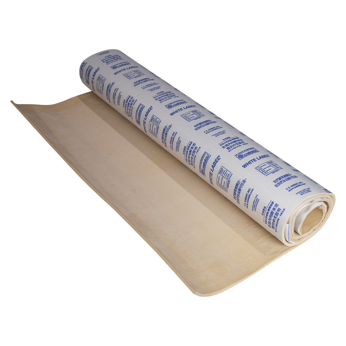 Castaldo™ White Label 1/8" Natural Mold Rubber Roll, 5 lbs. by PMC Supplies