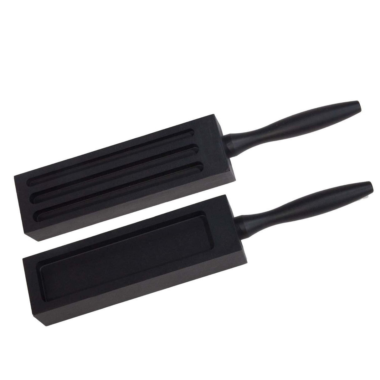 Double-sided cast iron open cavity combination wires and bar plate ingot mold with handles