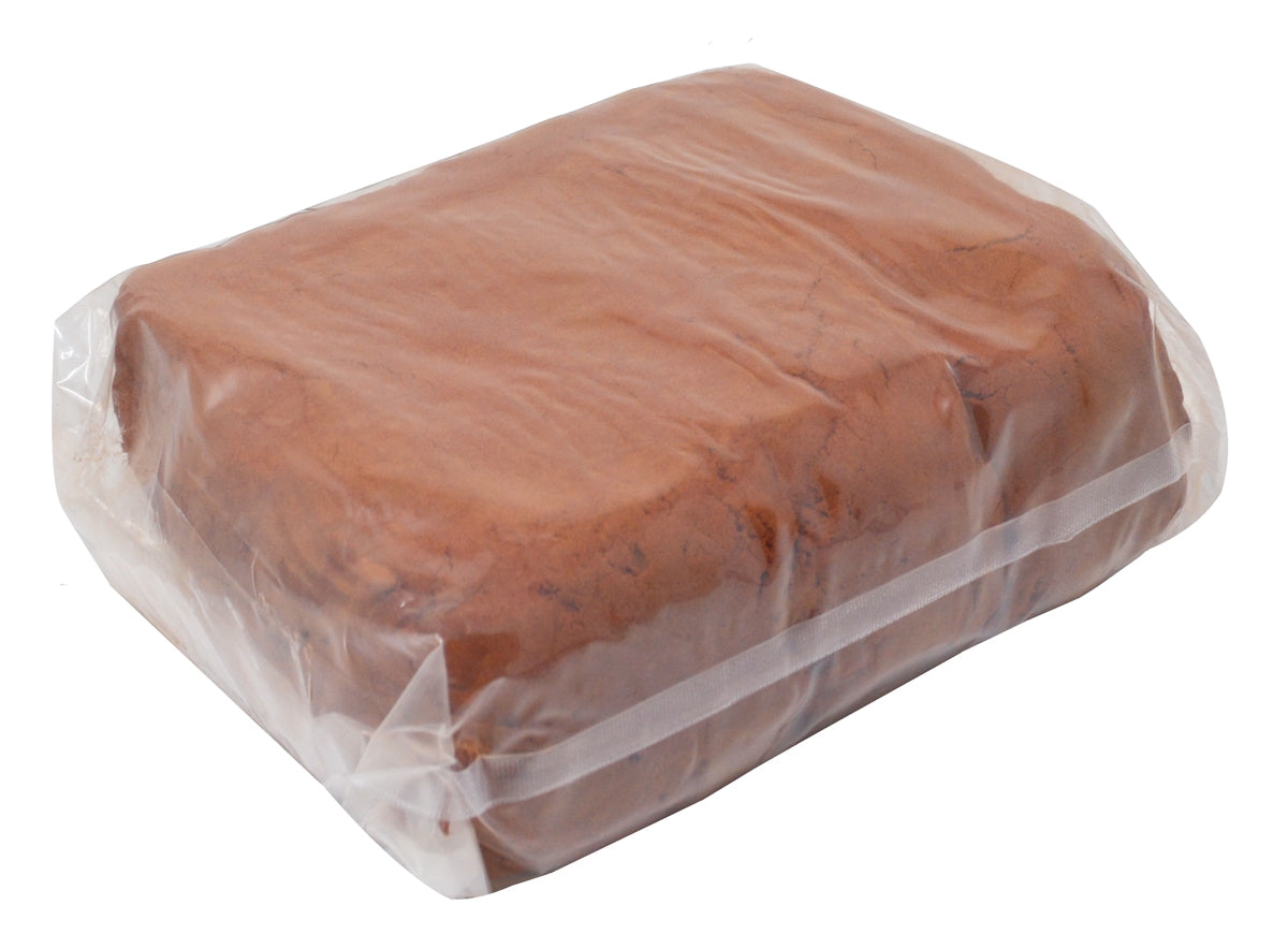 4.4 lbs block of Delft Clay Replacement Casting Sand in clear plastic packaging for precision metalwork and jewelry casting