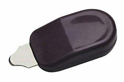 3-inch push-type case opener knife with black handle for watch and jewelry repair