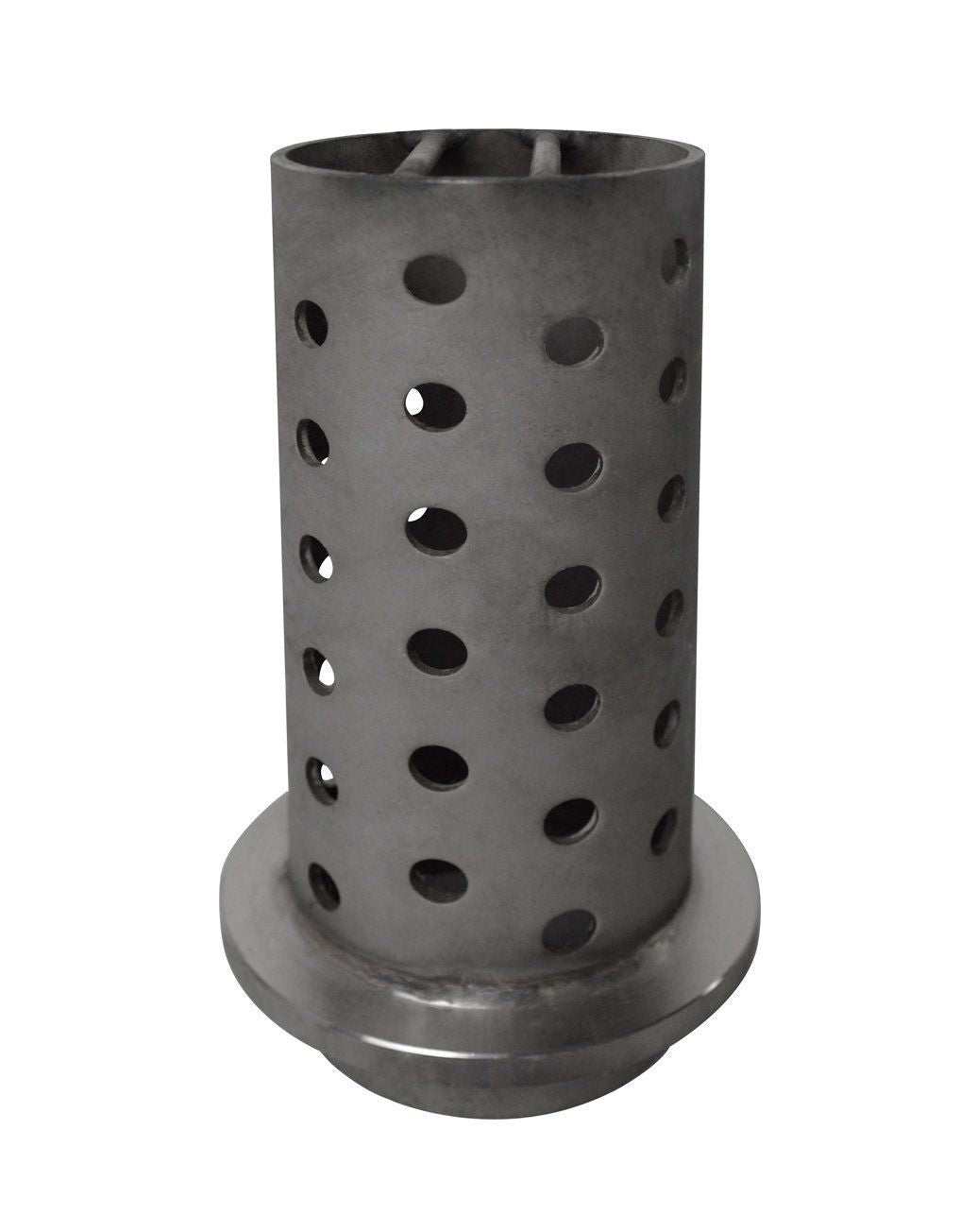 3" x 8" Perforated Flask Flange Stainless Steel Centrifugal Vacuum Casting Flask