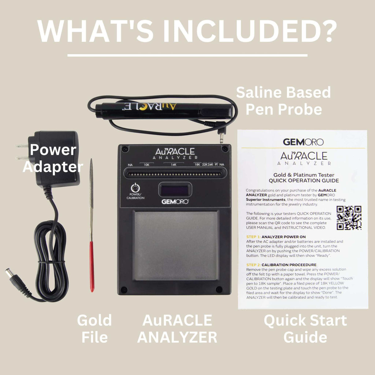 GEMORO AuRACLE Analyzer Professional Gold & Platinum Tester
