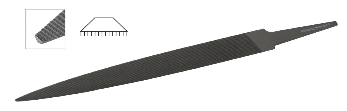 Glardon Vallorbe Swiss 6" Barrette File Cut 2 Medium - LP1060 by PMC Supplies